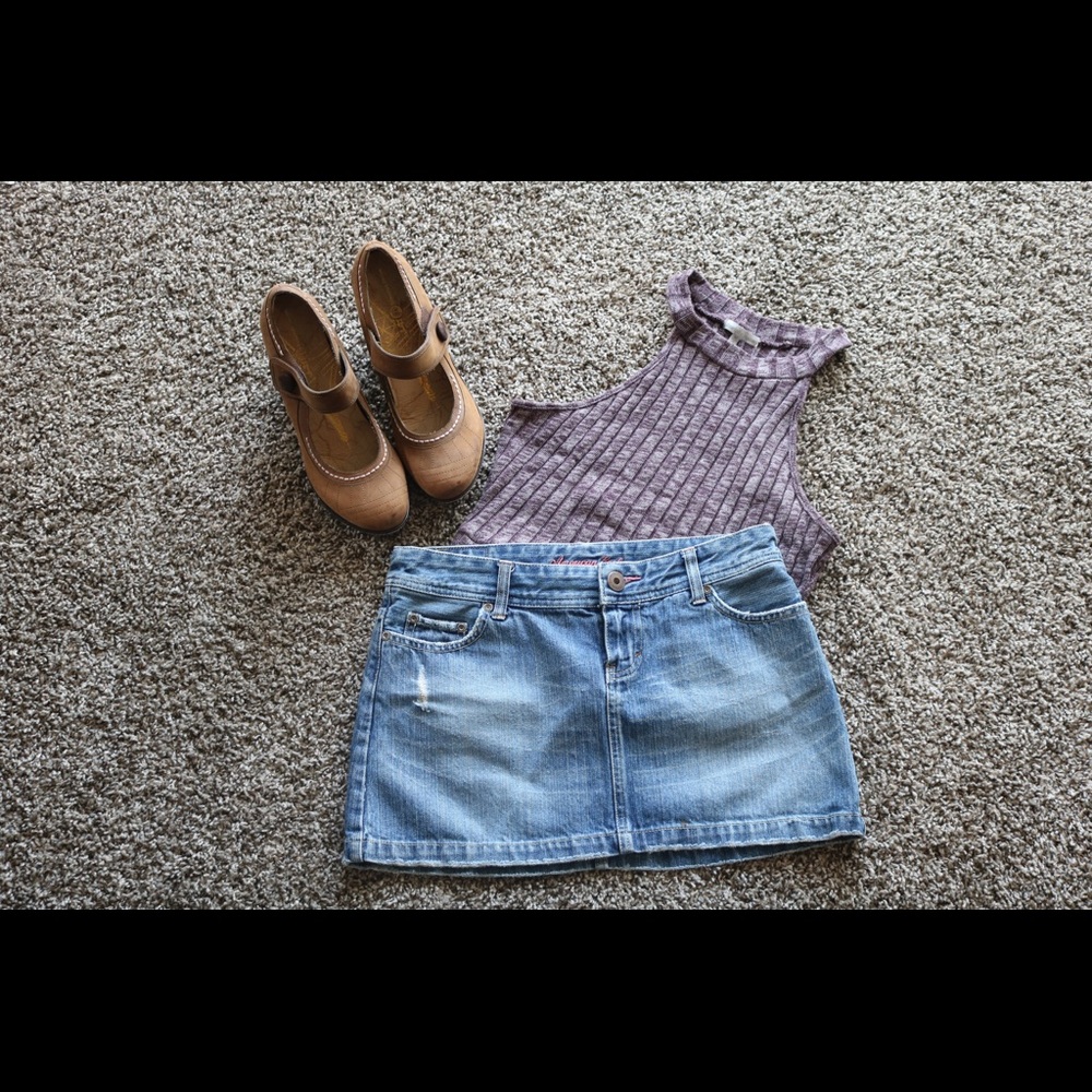 American Eagle Jean Skirt
